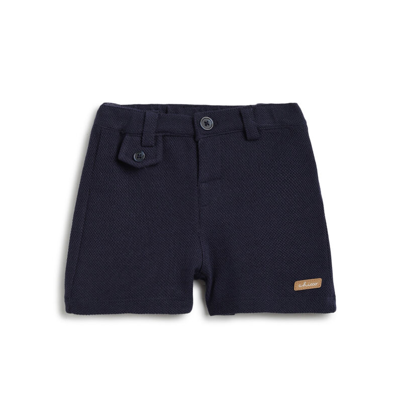 Boys Dark Blue Shirt with Short Trousers image number 2